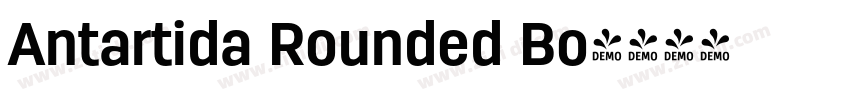 Antartida Rounded Bo字体转换